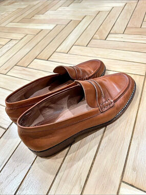 Madewell The Grayson Penny Loafer Brown Leather Loafers